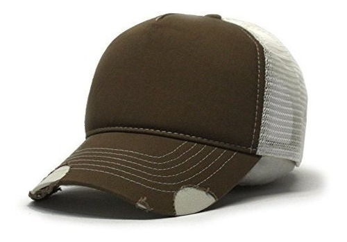 Imagen 1 de 6 de El Año De Vintage Plain Dos Tone Cotton Twill Mesh Adjustabl