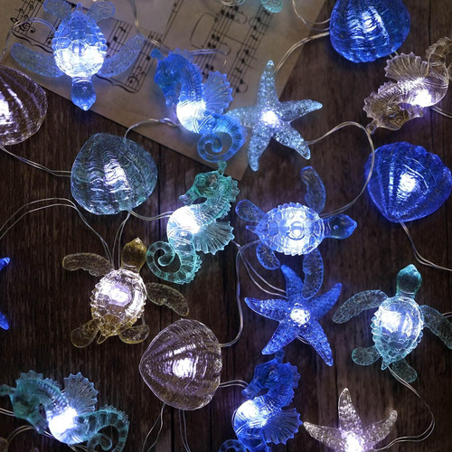 Luces De Hadas Ocean Theme String Lights Decor Náutico De In