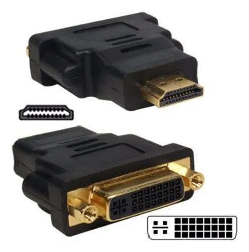 Adaptador Hdmi Macho A Dvi-i Hembra