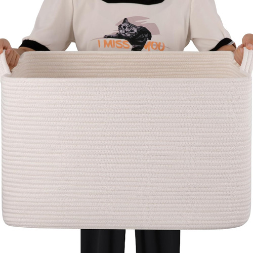Cesta De Almacenamiento Grande De 65 Litros, Cesta De Mimbre