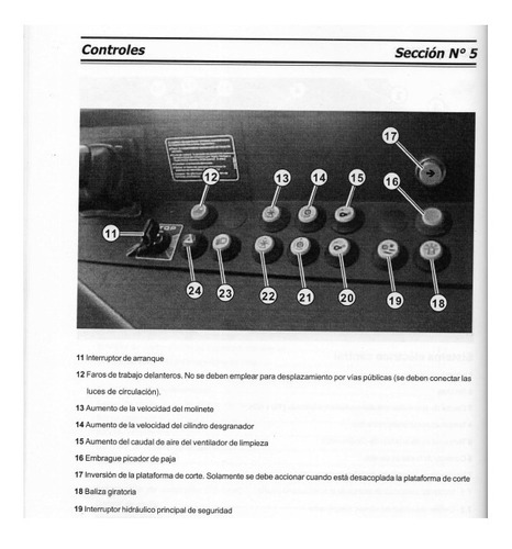 Imagen 3 de 6 de Manual Usuario Servicio Cosechadora Agco Allis Optima 440
