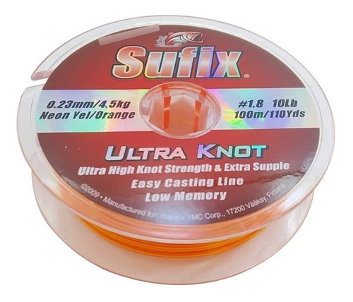 Nylon Sufix Ultra Knot X100 Mts - Pesca Con Mosca