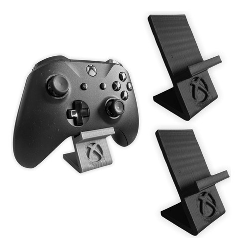 Kit 2 Suporte Mesa Controle Game Xbox One S X 360 Preto