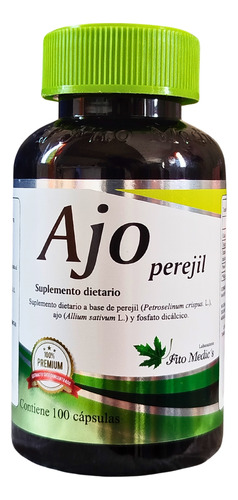 Ajo Perejil ×100 Cápsulas Fito Medi - Unidad a $680