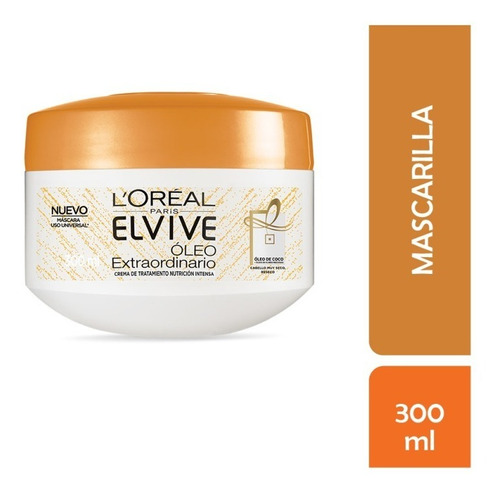 Crema Nutricion Intensa L'oréal Elvive Oleo Extr 300 Gr