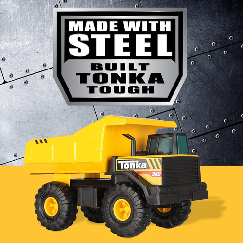 Camión Volquete Mighty De Tonka Steel Classics, Camión De Ju