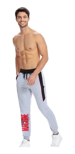 Jogger Pantalón Hombre Cómodo Con Bolsas Diseño Cool Moda