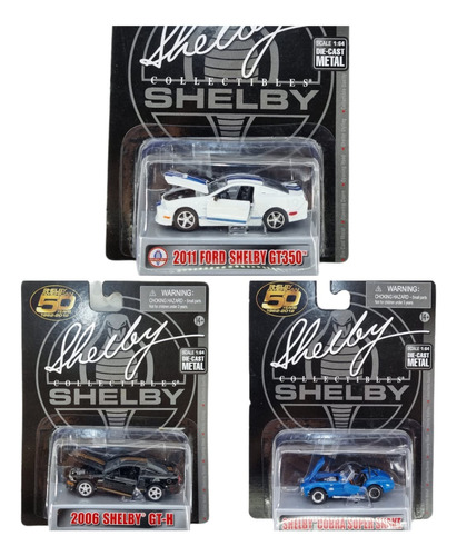 Colección Shelby-ford Shelby Gt350, Shelby Gt-h, Cobra Super