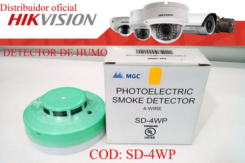 ¡oferta Marzo! Detector De Humo 4 Hilos - Mircom Sd-4wp