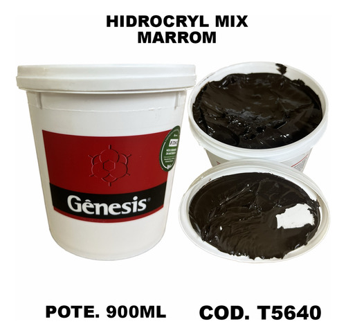 Tinta Hidrocryl Mix Marrom Genesis 900ml T5640