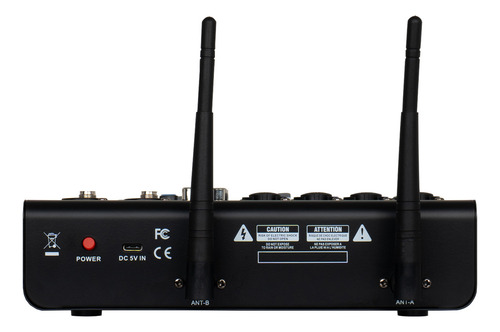 Mezcladora Gc Gx6 Multifuncional 6 Canales Con 2 Microfonos