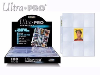 C27 Caja  De 100 Hojas Con 9 Bolsillos Ultra Pro 35 Vrds