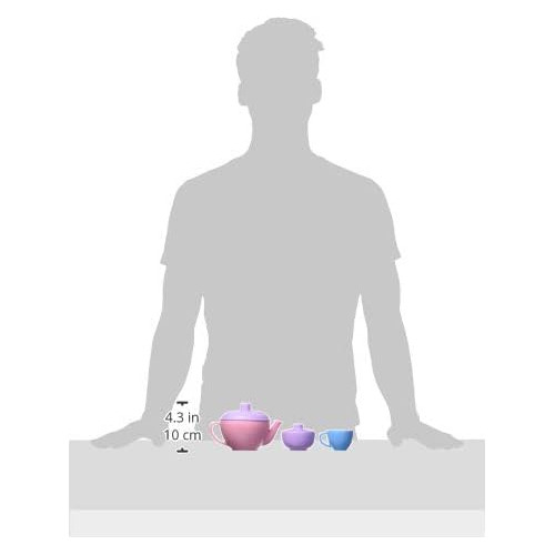 Juego De Té, Rosa Cb - Juego De Simulación De 17 Piez...