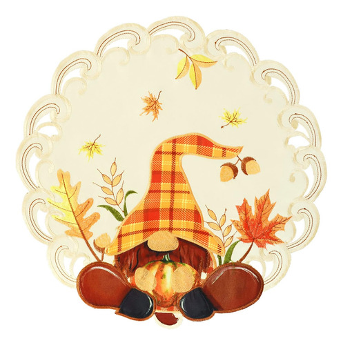 Manteles Individuales Bordados Simhomsen Gnomes And Fall Aut