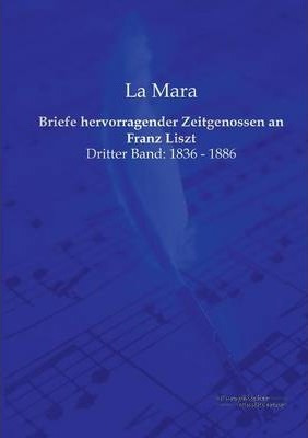 Libro Briefe Hervorragender Zeitgenossen An Franz Liszt -...
