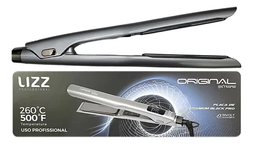 Prancha Lizz Prof. Original Extreme Titanium 260°c/500°f Biv