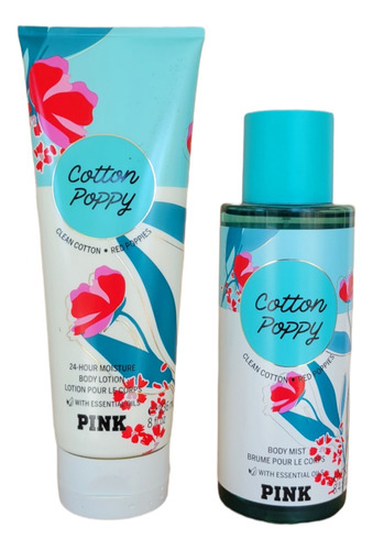 Set De Splash Y Crema Cotton Poppy De Pink