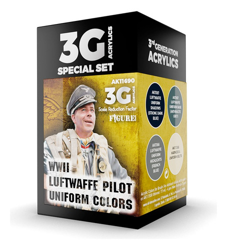 Ak Interactive Wwii Luftwaffe Uniform Colors