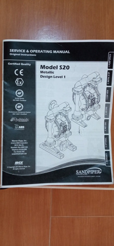 Bomba Doble Diafragma Sandpiper Modelo S20