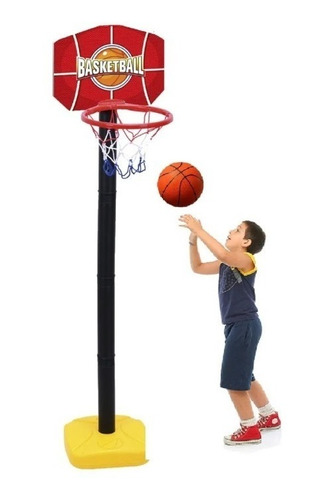 Set Aro Basketball Para Niños 97cm De Alto Plastico Con Mall