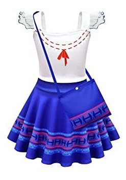 Niños Toddler Baby Isabella Cosplay Traje Flor 78pvy