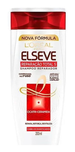 L'oréal Elseve Shampoo Rep. Total 5 Cicatri - Ceramida 200ml