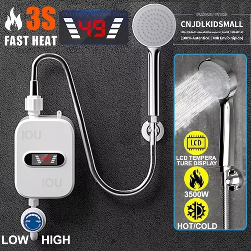Aquecedor De Água Instantâneo Sem Tanque Xinneo 3500w
