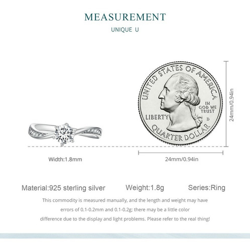 Anillo Compromiso Para Mujer Zircones Fabricado En Plata 925