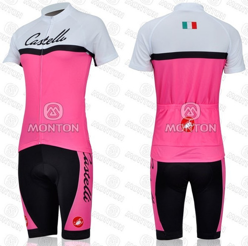 Calza Remera Ciclista Ciclismo Mountain Bike Mujer Dama Cas