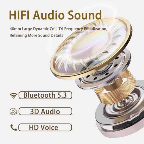 Auriculares Bluetooth Con Luces Led, Auriculares Inalámbric