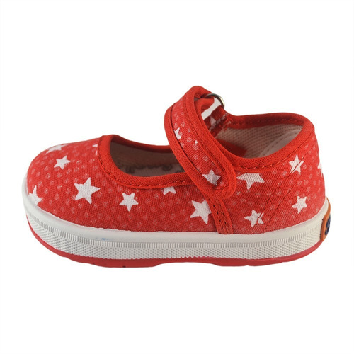 Guillermina Bebe Glitter Stars Rojo Small Shoes Envío Gratis