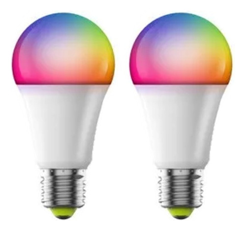 2 Focos Smart Bulb A19 Urban Tech C/wifi Alexa Siri Google H