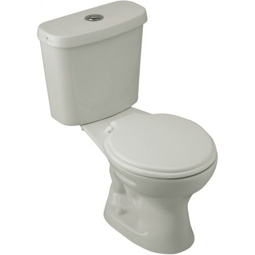 Poceta Wc Sanitario Inodoro Boton Superior Roma