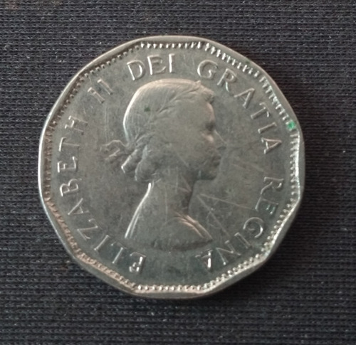 Moneda Canada 5 Centavos 1962