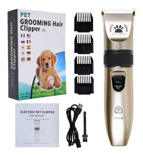 Maquina Corta Pelo Para Perros Gatos Kit Peluqueria Canina