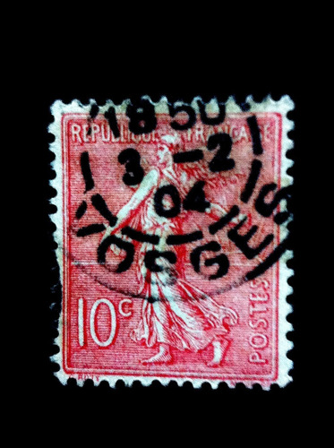 Timbre Postal Estampilla De Francia 1850 Joya Oferta.