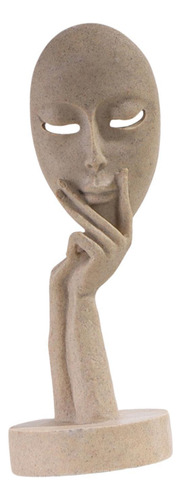 Estatua De Pensador Abstracto, Figura De Resina, Figura