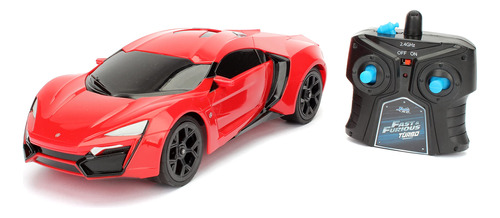 Jada Toys - Fast & Furious 1:16 Rc, Lykan Hypersport, Rojo