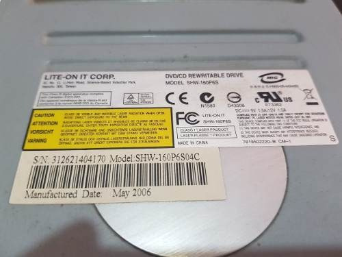 Gravador de DVD Liteon SHW-160P6S