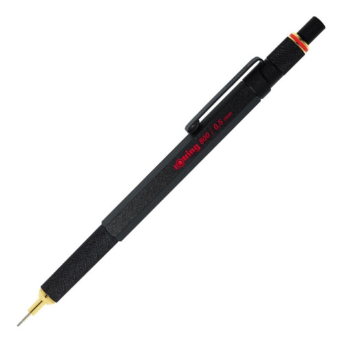 Rotring 800 Portaminas Retraible 0.5mm Negro