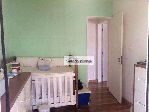 Apartamento Com 3 Dormitórios À Venda, 103 M² Por R$ 950.000,00 - Vila Guarani - São Paulo/sp - Ap3961