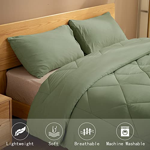 Comforter Set Queen Size, Ultra Soft Microfiber, 3 Piec...