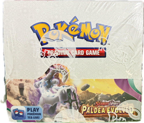 Paldea Evolved Caja 36 Sobres Pokémon Tcg Inglés O Español