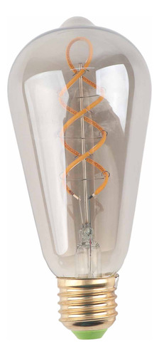 Bombilla Vintage Regulable St64 Con Filamento Led Cálido De