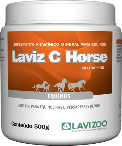 Suplemento Laviz C Horse 500 Grs