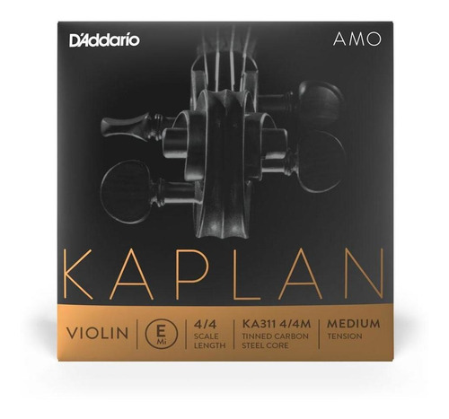 Corda Avulsa Para Violino Mi D'addario Kaplan Amo Ka311 4/4m