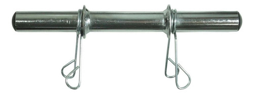 Barra Musculação Maciça 40cm Com Presilhas Polimet