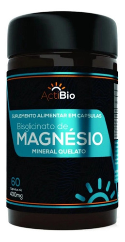 Magnésio Bisglicinato Alta Absorção Quelado - 60 Cápsulas