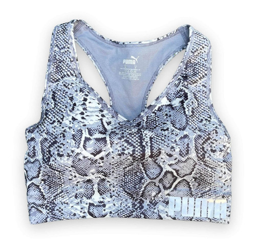 Imagen 3 de 6 de Top Deportivo Puma Original De Mujer Con Relleno, Yoga, Gym