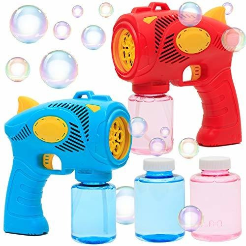 Pistolas De Burbujas Con 2 Soluciones De Burbujas Para Niño